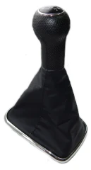 Ручка на КПП а/м с чехлом KG-3309 (1J0711113C-3) VW Golf 4 / BORA, 5 speed