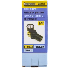 Регулятор давления воздуха 1/4''(0-10bar,раб. температура 5°-60°)
